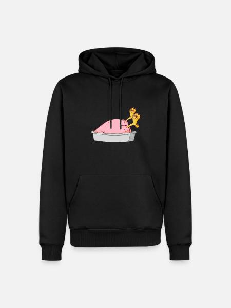 Truthahn - Essen - Männer Premium Bio Hoodie - Schwarz
