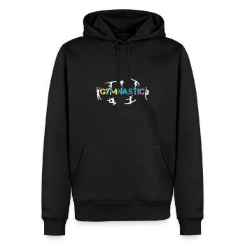 Gymnastic, Turnen Turnerinnen - Männer Premium Bio Hoodie - Schwarz - Vorne - Nico (187cm)