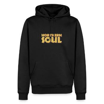 Northern Soul Lindy Hop Vintage - Men’s Premium Organic Hoodie - black - Front - Nico (187cm)