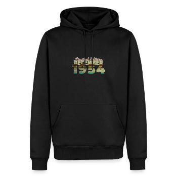 70e anniversaire Édition Limitée (SCR) 12/1954 - Sweat à capuche Premium bio Homme - noir - Devant - Nico (187cm)