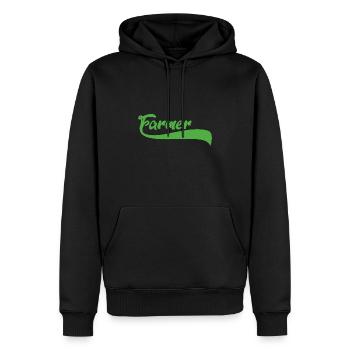 Fier agriculteur agriculteur cadeau dire agriculteur - Sweat à capuche Premium bio Homme - noir - Devant - Nico (187cm)