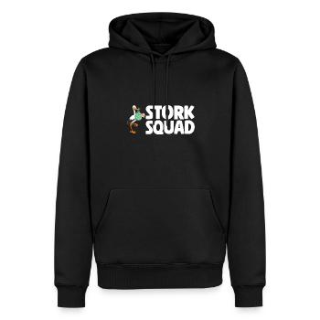 Stork Squad Labor & Delivery Nurse - Männer Premium Bio Hoodie - Schwarz - Vorne - Nico (187cm)