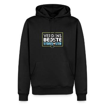 Meilleure grande soeur du monde - Sweat à capuche Premium bio Homme - noir - Devant - Nico (187cm)