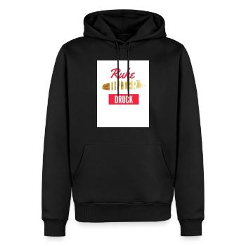 Chile - Männer Premium Bio Hoodie - Schwarz - Vorne - Nico (187cm)