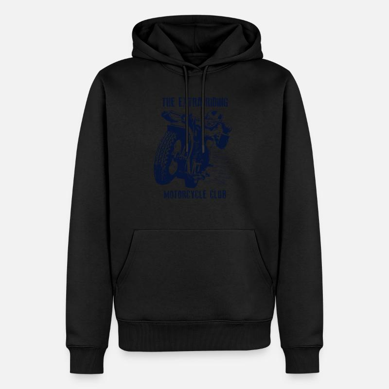 Das Extra Reiten - Männer Premium Bio Hoodie - Schwarz