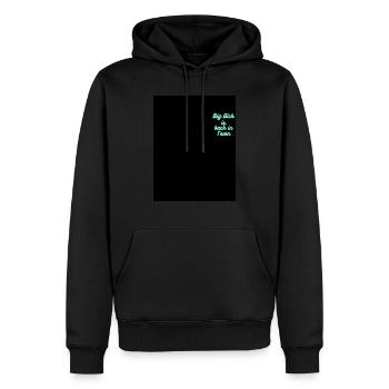 Big Dick is Back in Town schwarz - Männer Premium Bio Hoodie - Schwarz - Vorne - Nico (187cm)