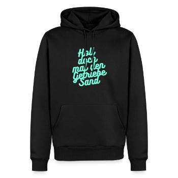 Mechaniker Spruch - Männer Premium Bio Hoodie - Schwarz - Vorne - Nico (187cm)