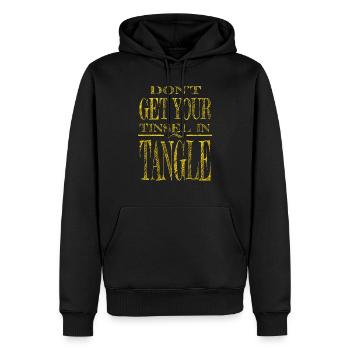 Super cadeau de Noël pour les fans de dinosaures animaux - Sweat à capuche Premium bio Homme - noir - Devant - Nico (187cm)