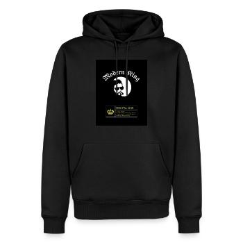 1Da Kini König Ludwig Bayern God Safe the Kind - Männer Premium Bio Hoodie - Schwarz - Vorne - Nico (187cm)