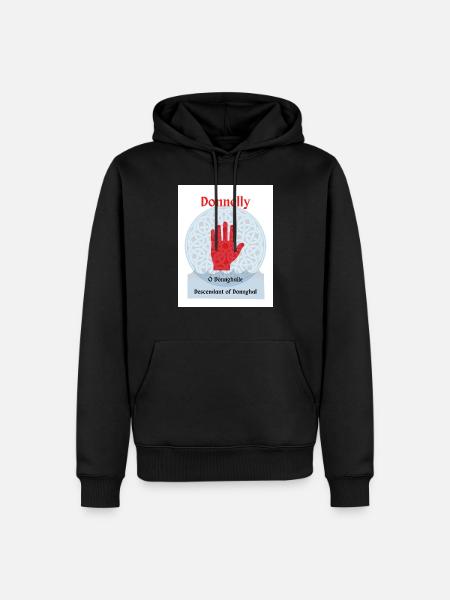 Donnelly - Men’s Premium Organic Hoodie - black