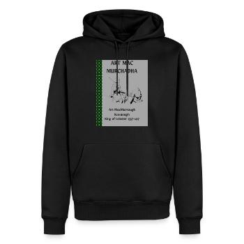 Art Mac Murrough Kavanagh - Men’s Premium Organic Hoodie - black - Front - Nico (187cm)