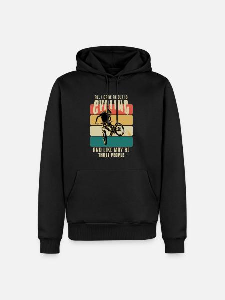 1 21 - Men’s Premium Organic Hoodie - black