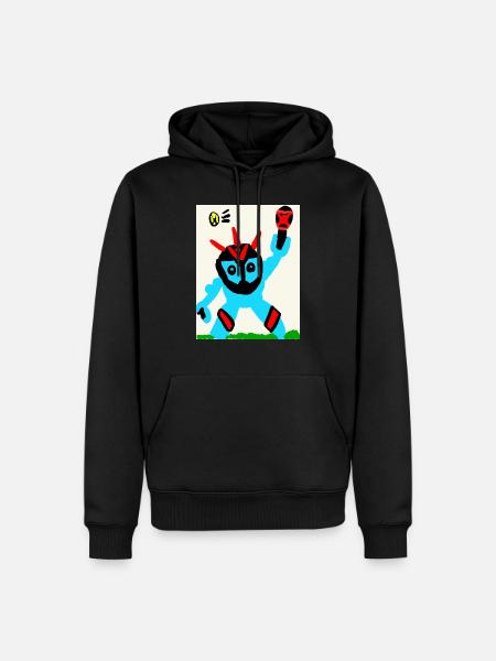 Elias 25 - MĂ€nner Premium Bio Hoodie - Schwarz
