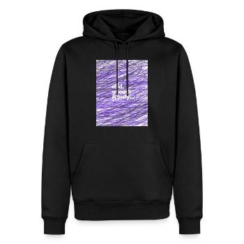 cold smooth tasty 7 - Männer Premium Bio Hoodie - Schwarz - Vorne - Nico (187cm)