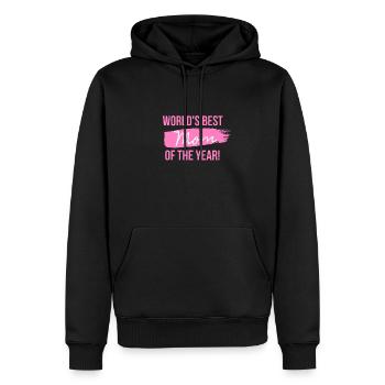 Die beste Mutter des Jahres der Welt! - Männer Premium Bio Hoodie - Schwarz - Vorne - Nico (187cm)