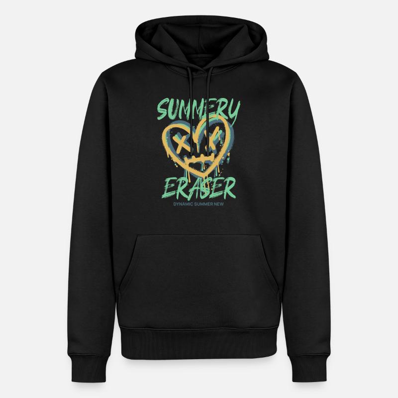 Dynamic Sommer - Männer Premium Bio Hoodie - Schwarz