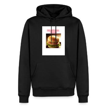 Beautiful food - Men’s Premium Organic Hoodie - black - Front - Nico (187cm)