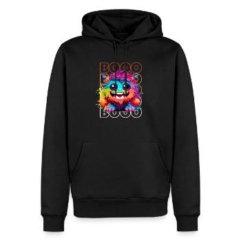 Chibi Blaze & Booo! Délice du démon Tee ! - Sweat à capuche Premium bio Homme - noir - Devant - Nico (187cm)