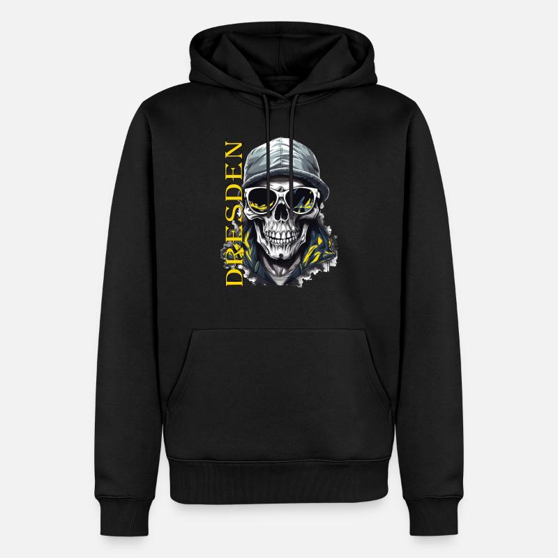 Dresden Design Dresdner Ultras - Männer Premium Bio Hoodie - Schwarz