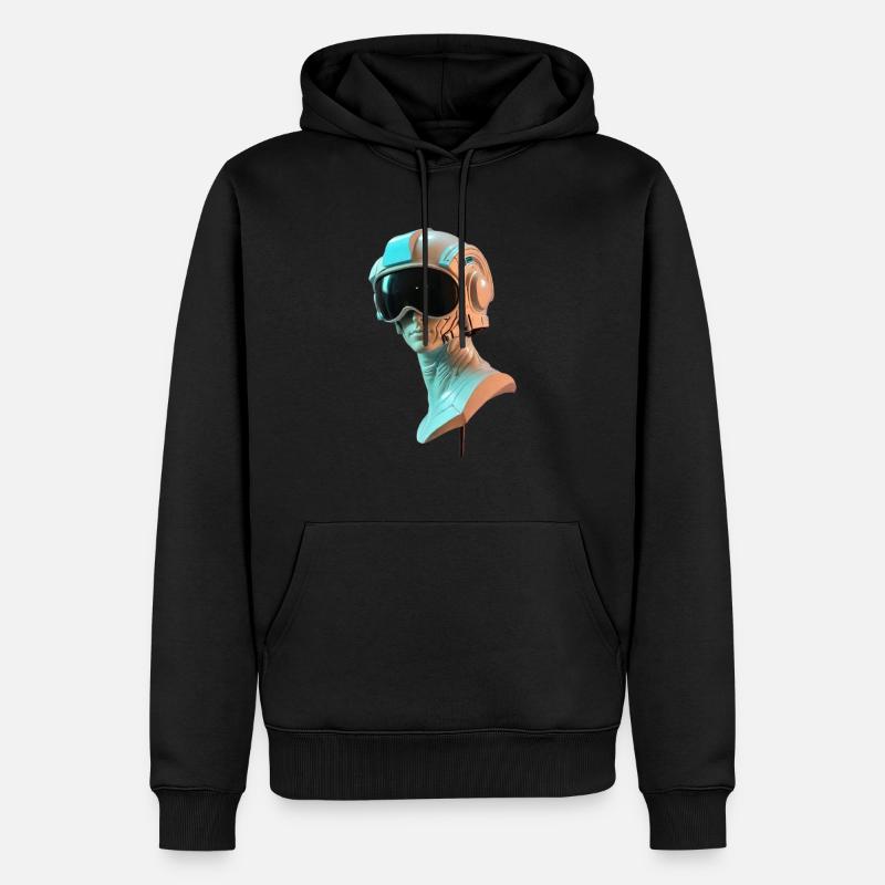 différent - Sweat à capuche Premium bio Homme - noir