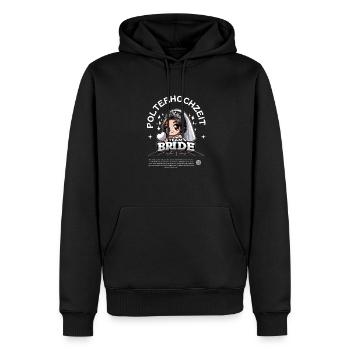 Team Bride - Männer Premium Bio Hoodie - Schwarz - Vorne - Nico (187cm)