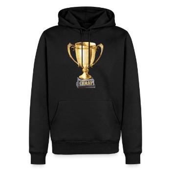 Cup for Champs and Winners - Men’s Premium Organic Hoodie - black - Front - Nico (187cm)