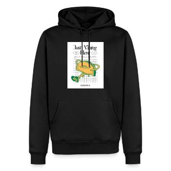 just a vibing taco - Männer Premium Bio Hoodie - Schwarz - Vorne - Nico (187cm)