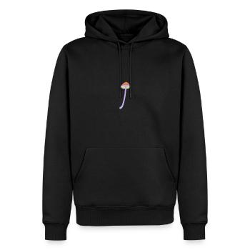 Magic mushroom - Männer Premium Bio Hoodie - Schwarz - Vorne - Nico (187cm)