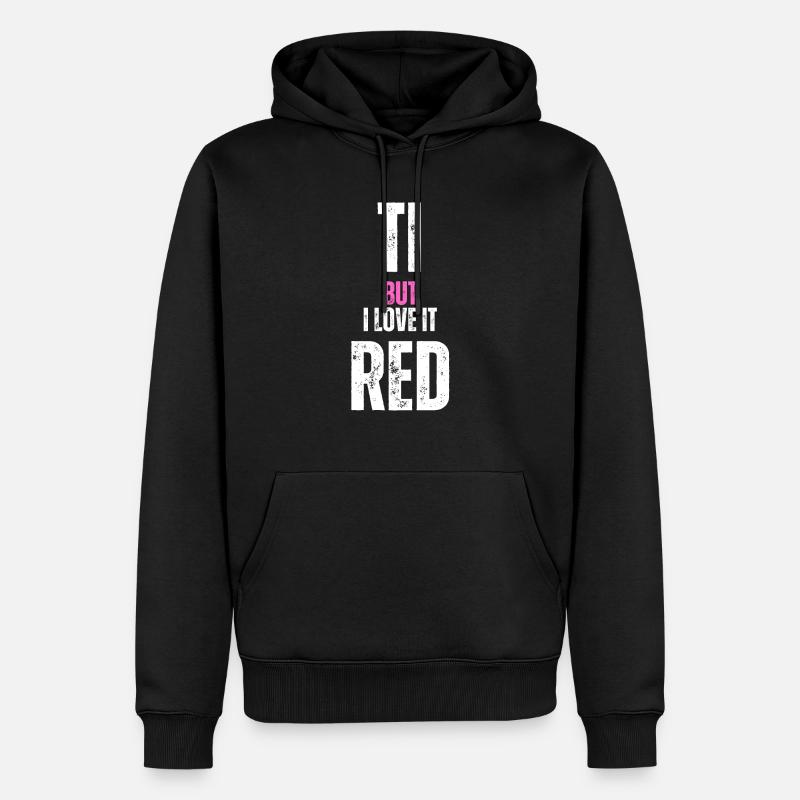Die Eltern sind müde - Männer Premium Bio Hoodie - Schwarz