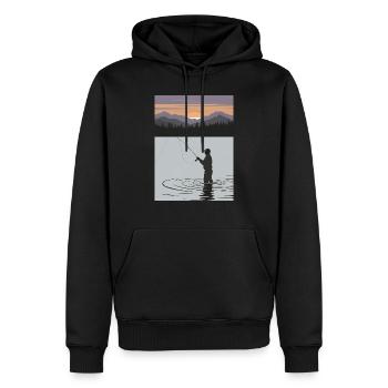 Tattoo Kunst Künstler Geschenk - Männer Premium Bio Hoodie - Schwarz - Vorne - Nico (187cm)