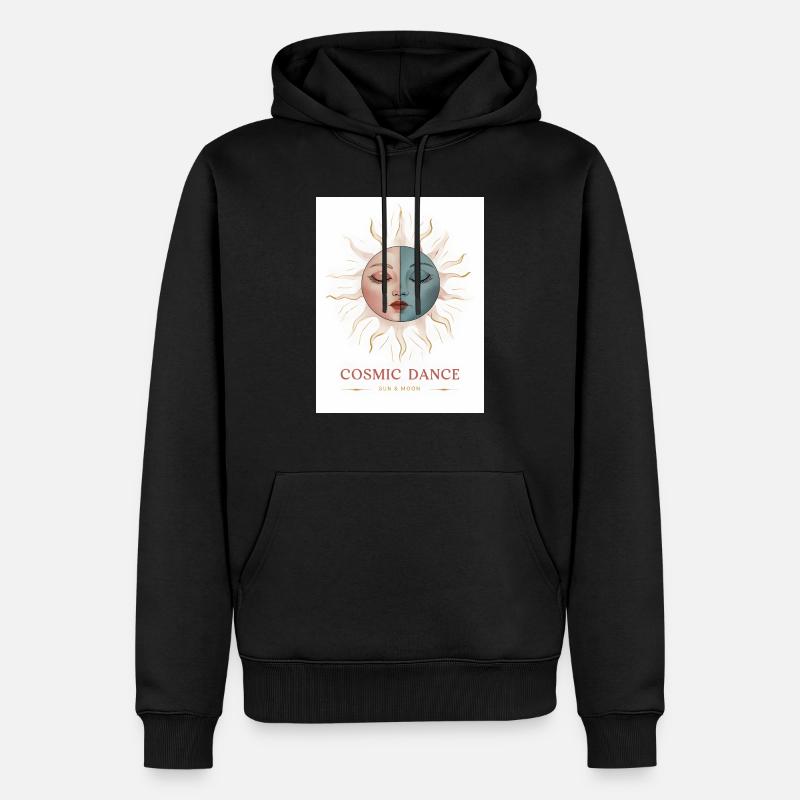 Danse Cosmique Don Spirituel - Sweat à capuche Premium bio Homme - noir