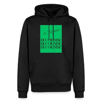 du Sud global - Sweat à capuche Premium bio Homme - noir - Devant - Nico (187cm)