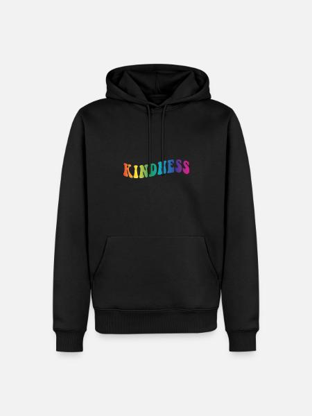 Kindness Saying - Men’s Premium Organic Hoodie - black