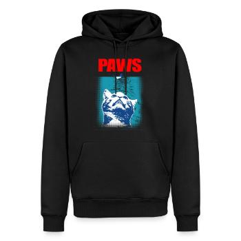 Paws - Paws - Cat - Cat Cat Tshirt Tees - Men’s Premium Organic Hoodie - black - Front - Nico (187cm)