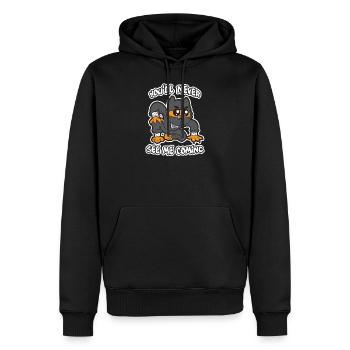 cute ninja cat gift gift idea - Men’s Premium Organic Hoodie - black - Front - Nico (187cm)