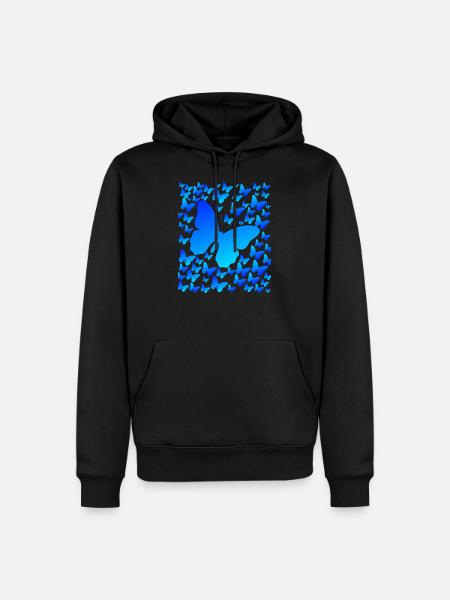 Butterfly Butterfly - Men’s Premium Organic Hoodie - black