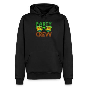 Party Crew - Mallorca Celebration Holiday Shirt - Sweat à capuche Premium bio Homme - noir - Devant - Nico (187cm)