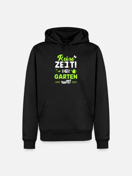 Garden - Men’s Premium Organic Hoodie - black