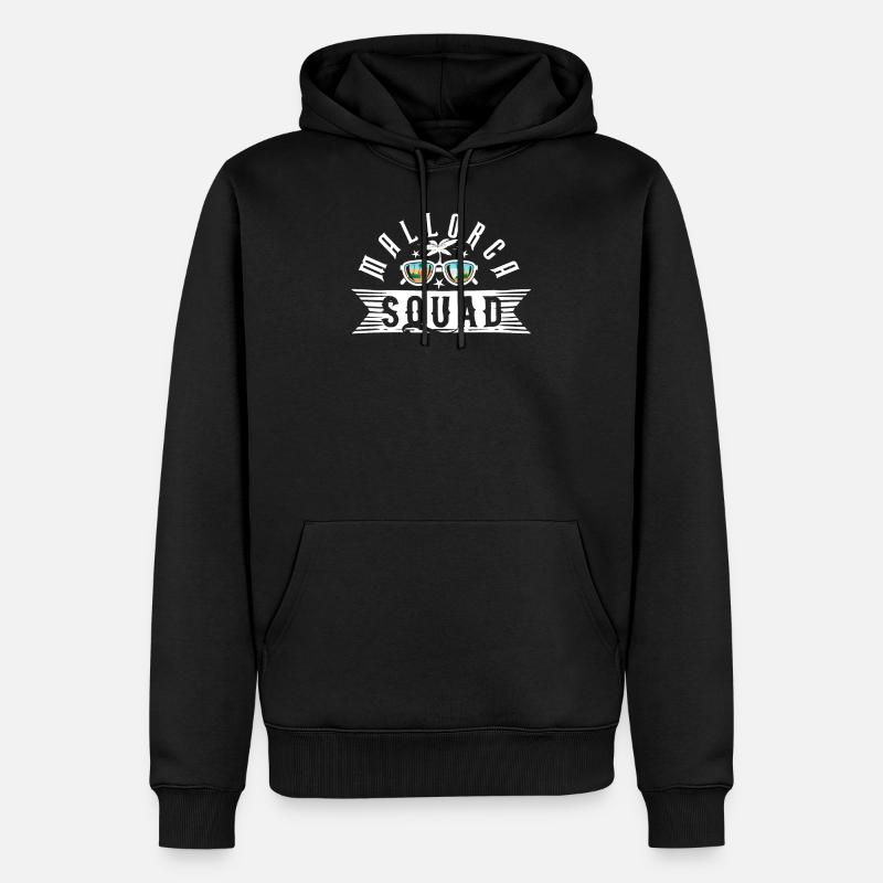Équipe de Majorque - Sweat à capuche Premium bio Homme - noir