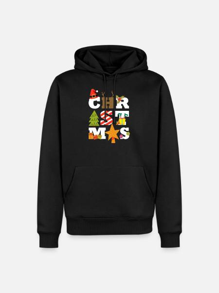 Christmas - Men’s Premium Organic Hoodie - black