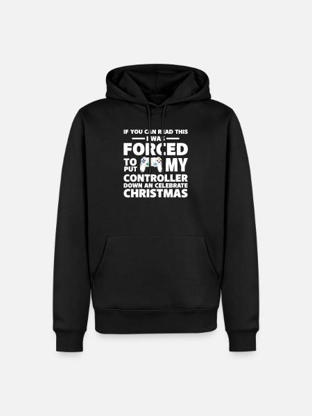 Gamer Christmas - Men’s Premium Organic Hoodie - black