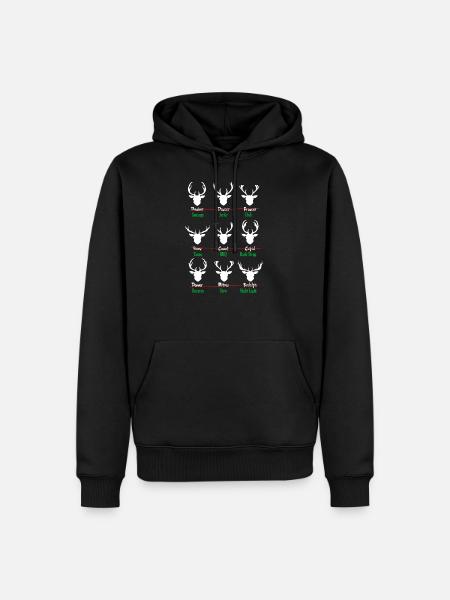 Christmas - Men’s Premium Organic Hoodie - black