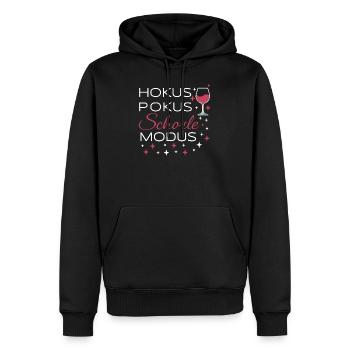 Hokus Pokus Schorle Modus Wein Weinschorle - Männer Premium Bio Hoodie - Schwarz - Vorne - Nico (187cm)