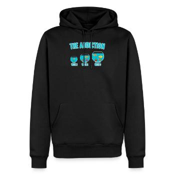 The Addiction Fish Aquarium Tank - Men’s Premium Organic Hoodie - black - Front - Nico (187cm)