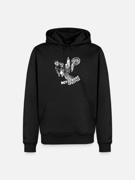 Motocross design / gift idea - Men’s Premium Organic Hoodie - black