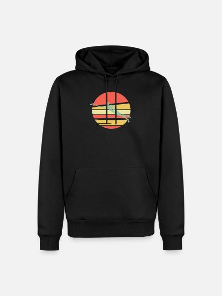 Ultimate Frisbee - Men’s Premium Organic Hoodie - black