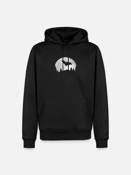 Bat - Men’s Premium Organic Hoodie - black