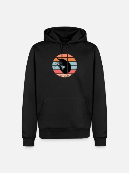 Shrimp - Men’s Premium Organic Hoodie - black