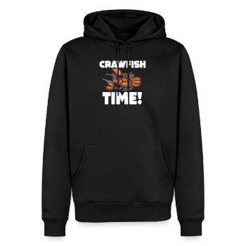 Cancer de la rivière - Sweat à capuche Premium bio Homme - noir - Devant - Nico (187cm)