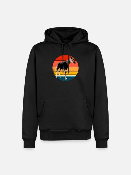 Okapi Gift - Men’s Premium Organic Hoodie - black